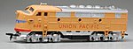 Model-Power F2-A Dual Drive, Powered w/Light - Union Pacific HO Scale Model Train Diesel Locomotive #96803