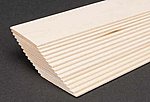 Basswood 2'' sheet (1/16 x 2 x 24'') (15) Hobby and Craft Building Supplies #4111