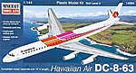DC-8-63 Hawaiian Air Plastic Model Airplane Kit 1/144 Scale #14684