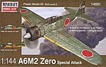 A6M2 Zero IJN/IJA w/2 Marking Options Plastic Model Airplane Kit 1/144 Scale #14691