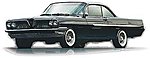 1961 Pontiac Ventura SD Plastic Model Car Kit 1/25 Scale #1211