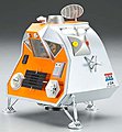 Finished Space Pod Pre-Built Space Plastic Model #2901