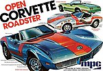 1975 Chevy Corvette Convertible Plastic Model Car Kit 1/25 Scale #842