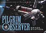NASA Pilgrim Observer Space Station Plastic Model Space Craft 1/100 Scale #713