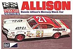 1971 Mercury Cyclone Nascar Donnie Allison Plastic Model Car Kit 1/25 Scale #p796