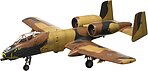 MRC A-10A Warthog 917th FW Iraq 1990 Pre-Built Plastic Model Airplane 1/72 Scale #37113