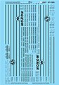 Fruit Growers Express Ventilated/Insulated 40' & 50' Boxcars HO Model Railroad Decal #871505