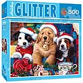Sparkle & Shine - Santa Paws Glitter Puzzle (500pc)