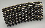 (bulk of 6) Holiday Express Curved Track (6) G Scale Brass Model Train Track #21000