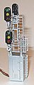 House Mast Combination Signals - All Brass HO Scale Model Railroad Accessory #1073
