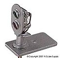 Ground signal 2-light silver N Scale Model Railroad Trackside Accessory #2103