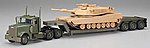 Freightliner Lowboy w/M1A1 Tank Diecast Model Truck 1/32 scale #ss-61285