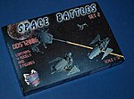 Space Battles Set 2 Flying and Unmanned Aerial Vehicles Plastic Model Figure 1/72 #dds72006