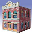 Pat & Jeans Jewelry 2-Story Building Kit O Scale Model Railroad Building #823