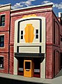 Palace Theater 2-Story Building Kit O Scale Model Railroad Building #867
