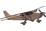 Cessna 172 Skyhawk (wooden kit) HO Scale Model Railroad Vehicle #6013
