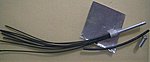 Black Prewired Distributor w/Aluminum Coil & Spark Plug Boot Plastic Model Engine Detail #1004