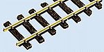 (bulk of 12) Code 100 Wooden Tie Flex Track 36