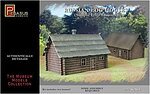 Russian Log House (2) (Snap) Plastic Model Military Diorama Kit 1/72 Scale #7703