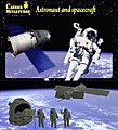 Astronaut and Spacecraft Space Program Plastic Model 1/72 Scale #hb022