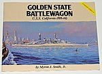 Golden State Battlewagon USS California BB44 Authentic Scale Model Boat Book #379c