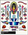 Pinewood Derby Horsepower Stick-On Decal Pinewood Derby Decal and Finishing #p323