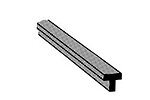 1/4 Tees (4) Model Scratch Building Plastic Tee Rod Strip #90086