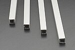 Square Tube ABS 5/16 (4) Model Scratch Building Plastic Tubing #90204