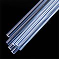 Rod Round Fluorescent Blue 1/8 (7) Model Scratch Building Plastic Rods #90253