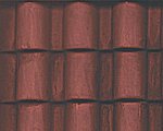 Spanish Tile Roofing Patterned Sheets Model Railroad Scratch Supply #91639