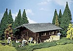 Log Cabin G Scale Model Railroad Building #331722