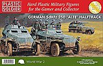 WWII German SdKfz 250 Alte Halftrack Plastic Model Military Kit 1/72 Scale #7231
