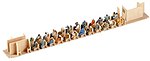 Seated Passengers (36) Model Railroad Figures HO Scale #1014009