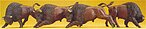 Buffalo (4) Model Railroad Figures HO Scale #20391