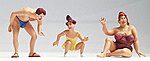 Family At Campsite Model Railroad Figures G Scale #45096