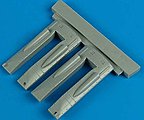 Quickboost P38 Turbo-Supercharger Cover for HSG Plastic Model Aircraft Accessory 1/48 Scale #48369
