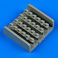 Quickboost Me410 Exhaust for MGK Plastic Model Aircraft Accessory 1/48 Scale #48557