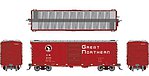 GN 40' Boxcar Great Northern Vermilion