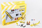 Spirit Airlines Airport Die Cast Playset (15pc Set)