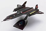 SR-71A Blackbird Snap Tite Plastic Model Aircraft Kit 1/110 Scale #851187