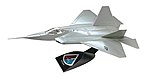 YF-22 Raptor Snap Tite Plastic Model Aircraft Kit 1/72 Scale #851198