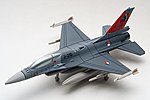 F16 Fighting Falcon Snap Tite Plastic Model Aircraft Kit 1/100 Scale #851368