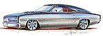 1967 Dodge Charger 426 Hemi Plastic Model Car Kit 1/25 Scale #854051