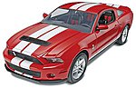2010 Ford Shelby GT500 Plastic Model Car Kit 1/25 Scale #854938