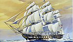 USS Constitution Plastic Model Sailing Ship Kit 1/196 Scale #855404
