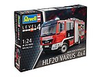 Schlingmann HLF 20 (MAN TGM Euro 6) Plastic Model Vehicle Kit 1/24 Scale #07452