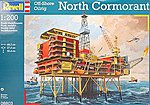 Oil Rig North Cormorant Plastic Model Building Kit 1/20 Scale #08803
