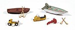 Recreational Detail Kit (Unpainted Metal) N Scale Model Accessory #2192