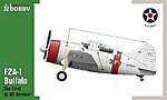 F2A1 Buffalo Fighter The First in US Service Plastic Model Airplane Kit 1/32 Scale #32064