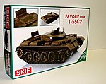 T55C2 Favorit Czech Training Tank w/Photo-Etched Plastic Model Tank Kit 1/35 Scale #231